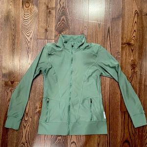 Mint green workout jacket